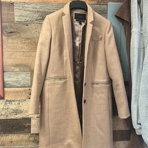 Jcrew regent top coat camel size 6
